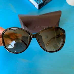 Salvatore Ferragamo Dark Brown Tortoise Sunglasses